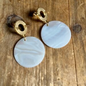 Boucles d'oreilles Nacre Royale