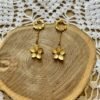 Boucles d'oreilles Fleur d'Or