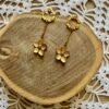 Boucles d'oreilles Fleur d'Or