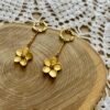 Boucles d'oreilles Fleur d'Or