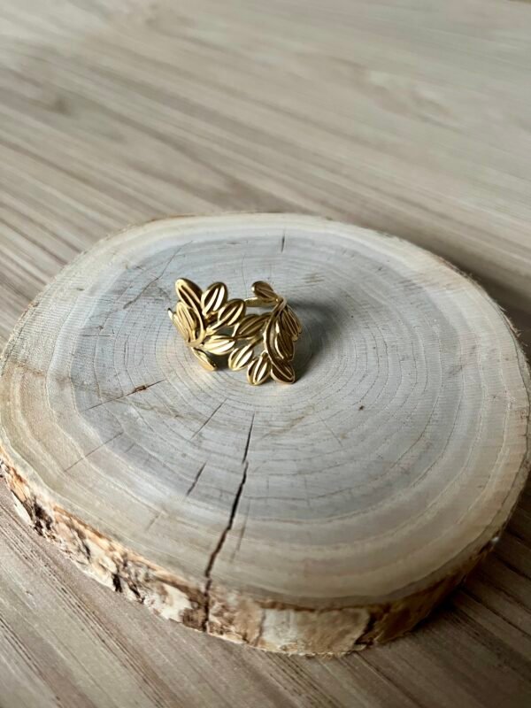 Bague Feuillage doré