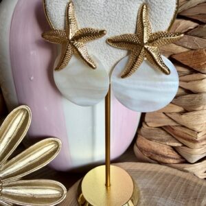 Boucles d'Oreilles Etoile Marine