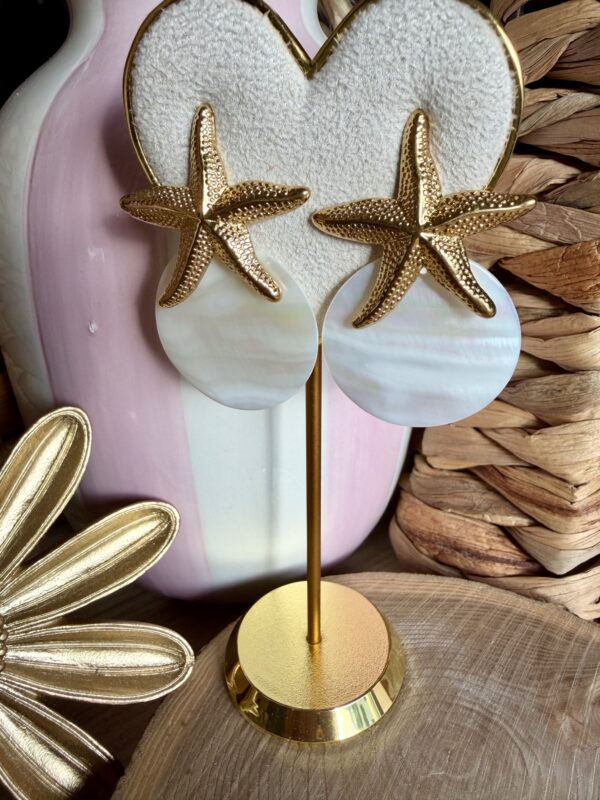 Boucles d'Oreilles Etoile Marine